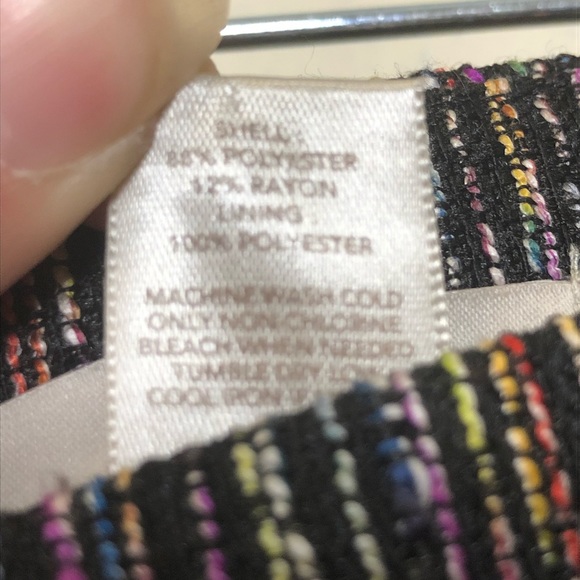 Loft multicoloured mini pencil skirt size 6 - Picture 4 of 8